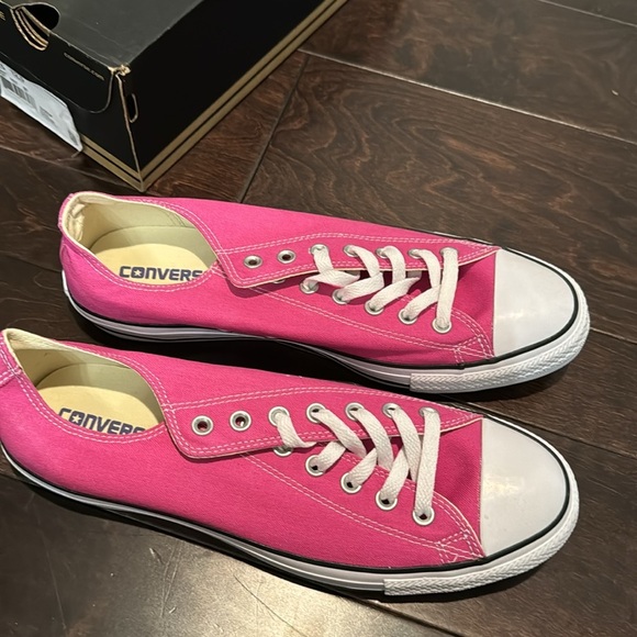 Converse unisex plastic pink sneakers NIB M10.5 W12.5 - Picture 2 of 8